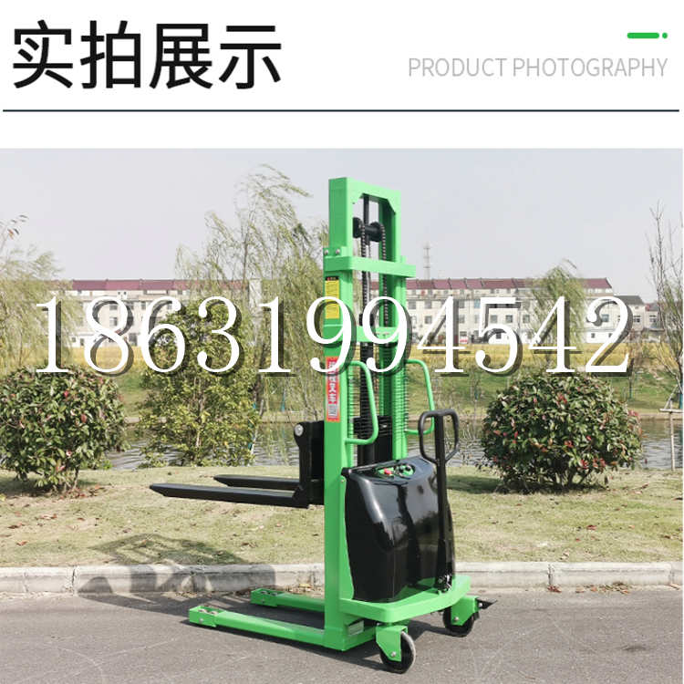 曲靖市电动叉车堆高车液压铲车电瓶1吨2吨站驾步行式小型全自动叉车